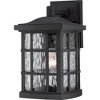 Quoizel Lighting Stonington 1 - Light Sconce in  Mystic Black - 3 of 4