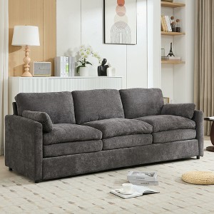NicBex Couches for Living Room 31.9" Comfy Cloud Sofa Upholstered Oversized Single Armchair Sofa with Cushion - 1 of 4