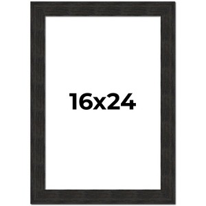 PosterPalooza | Contemporary Black Picture Frame - UV Acrylic, Foam Board Backing, Hanging Hardware - 1 of 4