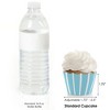 Big Dot of Happiness Blue Stripes - Simple Party Decorations - Party Cupcake Wrappers - Set of 12 - 3 of 4