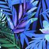blue pink floral
