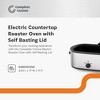 Complete Cuisine Electric Roaster Oven with Self-Basting Lid, Stainless Steel Countertop Cooker, Large Cooking Capacity, 22 Quart, Black/Silver - 2 of 4