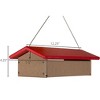 JCS Wildlife Recycled Poly Upside Down Double Suet Bird Feeder - 4 of 4