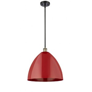 Plymouth Dome - 1 Light Stem Hung Pendant In Industrial Style-16.75 Inches Tall and 16 Inches Wide - 1 of 1