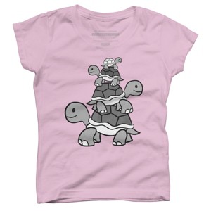 Girl's Design By Humans Cute Turtle Tortoises Ocean Love Sea Turtles T-Shirt By animalshop T-Shirt - 1 of 3