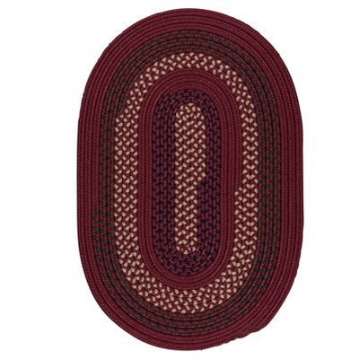 Colonial Mills Deerfield Braided Rug, Deep Russet 6' round, Round Shape