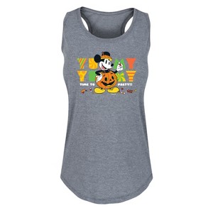 Women's - Disney - Time To Party Graphic Racerback Tank - 1 of 4