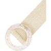 INSPIRE CHIC Women's Fashion Elastic Boho Wide Braided Big Buckle for Dress Belt - 2 of 4