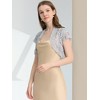 INSPIRE CHIC Women's Elegant Short Sleeve Sheer Floral Lace Shrug - 3 of 4