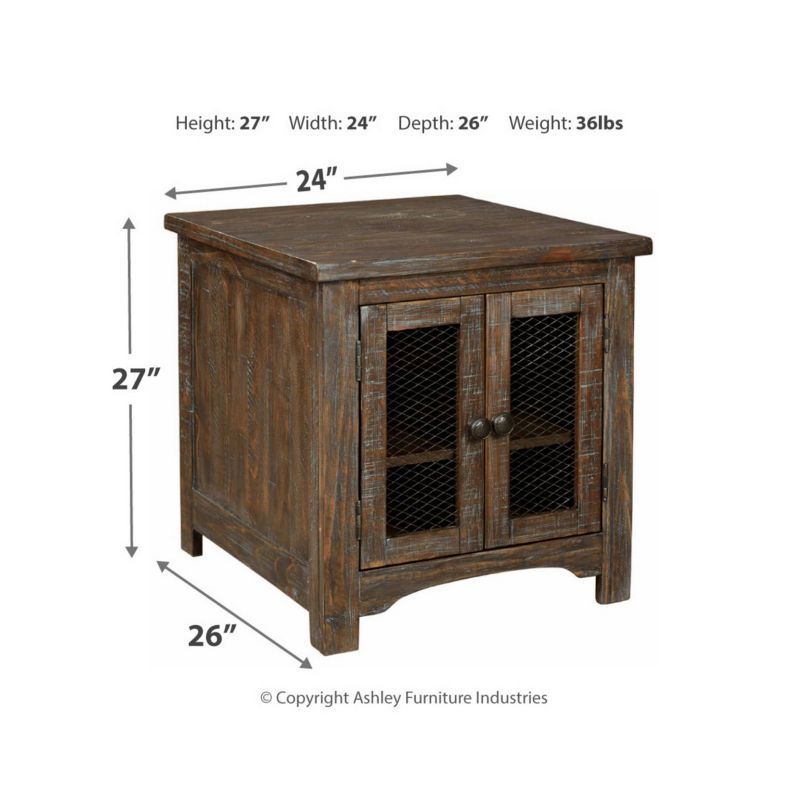 Danell Ridge Rectangular End Table Brown - Signature Design by Ashley, 4 of 9