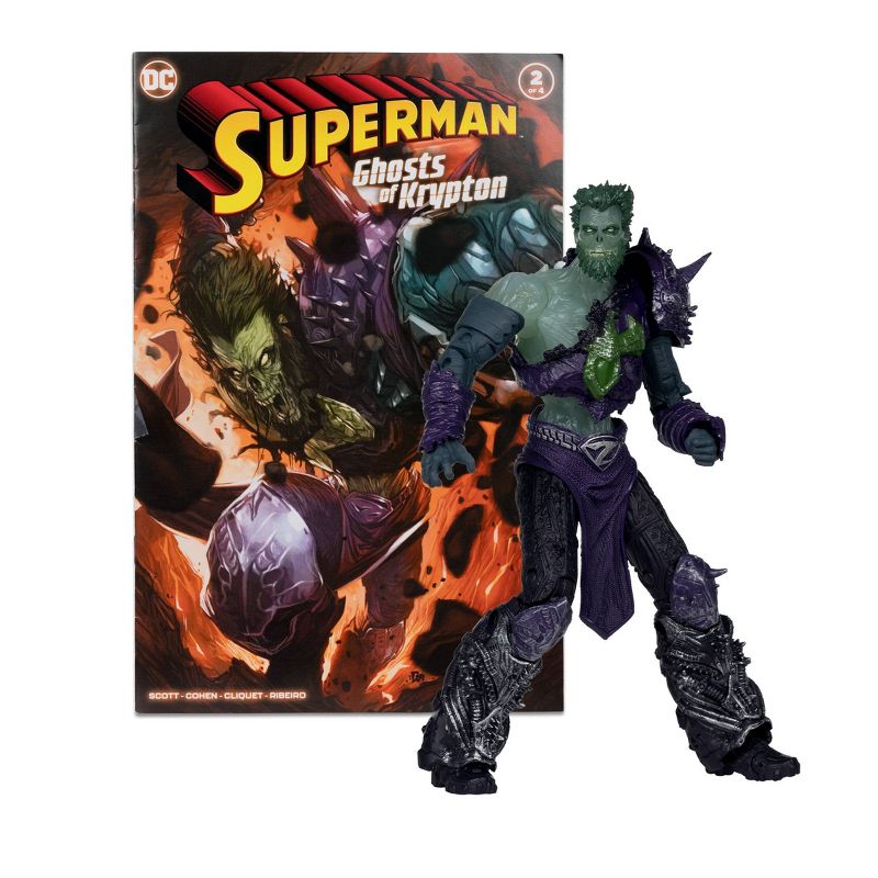 McFarlane Toys DC Superman: Ghosts of Krypton Ghost of Zod Page Punchers with 7&#34; Action Figure, 1 of 13