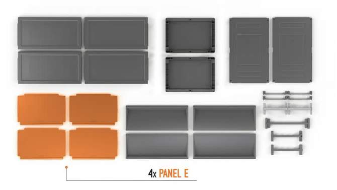 Sterilite Adjustable 4-Shelf Storage Cabinet With Doors, 2 of 8, play video