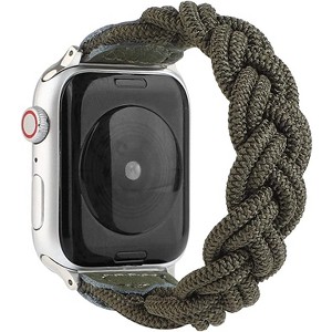 Worryfree Gadgets Braided Nylon Band for Apple Watch 38/40/41mm 42/44/45mm iwatch Series 8 7 6 SE 5 4 3 2 1 - 1 of 4