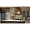 Urban Ambiance Luxury Luxe Industrial Pendant Light,  15.5"H x 9.45"W,  Midnight Black Finish, UHP3711 - 2 of 4