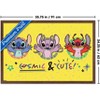 Trends International Disney Lilo and Stitch: Pattern Clash - Cosmic & Cute Framed Wall Poster Prints - 3 of 4