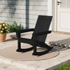 WestinTrends  Modern Adirondack Outdoor Rocking Chair - 2 of 4