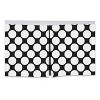 Bacati - Large Dots Crib/Toddler Bed Skirt - Black - 3 of 4