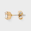 Acrylic Pearl Crystal and Heart Drop Earring Set 3pc - Wild Fable™ Gold/Silver - 3 of 3