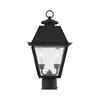 Livex Lighting Mansfield 2 - Light Post Light in  Black - 4 of 4