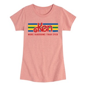 Girls' - Barbie - Ken More Handsome Fitted Short Sleeve Graphic T-Shirt - 1 of 4