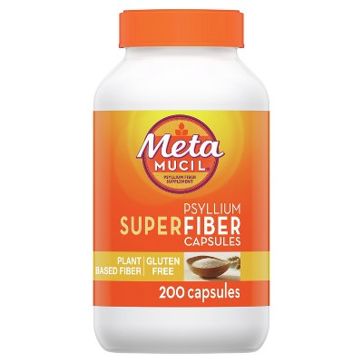 Metamucil SuperFiber Supplement Gluten Free and Sugar Free Plant