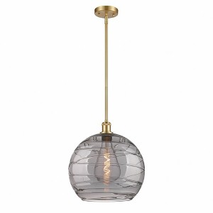 Athens Deco Swirl - 1 Light Pendant In Industrial Style-14.88 Inches Tall and 13.75 Inches Wide - 1 of 1