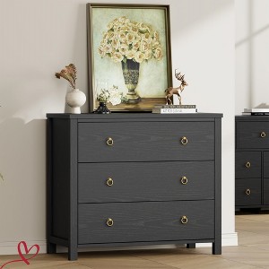 3/6/7 Drawer Dresser for Bedroom,  29"/47'' /54'' Wide Dresser, Chest of Drawers, Wooden Dressers Chest with Clothes Storage Cabinet - 1 of 4
