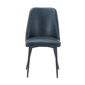 Jofran,Maddox Mid-Century Modern Faux Leather Upholstered Dining Chair (Set of 2) - 1 of 4