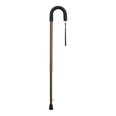 DMI Bronze Aluminum Round Handle Cane 30 to 39" Height