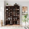 Whizmax 10-Tier Shoe Cabinet, 27-Cubby Entryway Storage Organizer with Tall Boot Space, Freestanding Rack for Hallway, Closet, White - 3 of 4