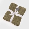 50"x60" Shiny Waffle Chenille Knit Throw Blanket - Evergrace - 4 of 4