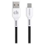 cellhelmet Charge and Sync USB-C to USB-A Round Cable (3 Ft.)