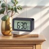 REGALWOVEN Digital Smart Battery Powered Snooze Home Decor Alarm Clock 3.3 x 2 x 0.8 Inches - 2 of 4