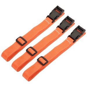 Unique Bargains Travel Accessory Luggage Adjustable Buckle Belt Utility Straps 3 Pcs - 1 of 4