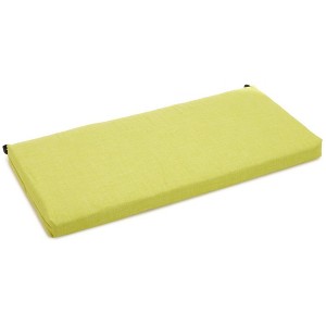 Blazing Needles, 40-inch by 19-inch Outdoor Spun Polyester Loveseat Cushion - 1 of 2