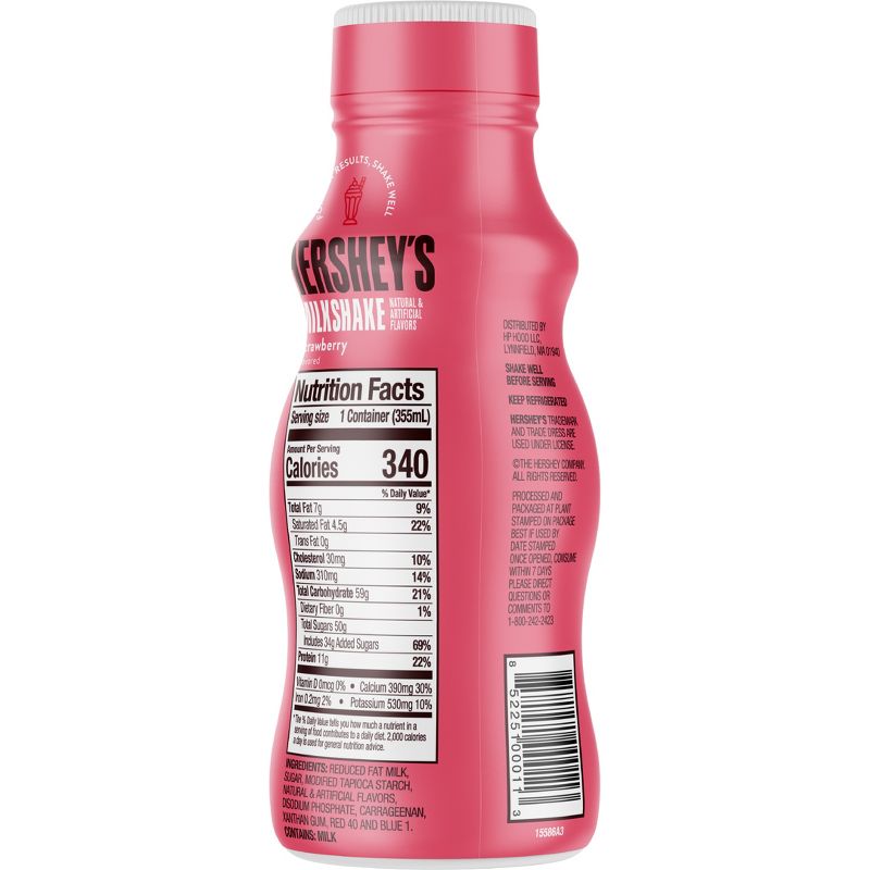 Hershey's Strawberry Flavored Milk Shake - 12 fl oz, 2 of 7