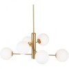 Artcraft Lighting Bonita 6 - Light Chandelier in  Brass - 4 of 4