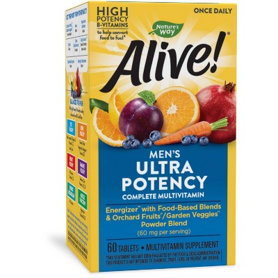 Nature's Way Alive! Men's Ultra Potency Multivitamin Tablets - 60ct