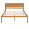 Full Size Platform Bed Frame With Headboard, Wood Slat Support Wood Platform Bed, No Box Spring Needed Full Bed Frame - 3 of 4