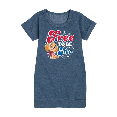 - Paw Patrol - Americana Graphic Short Sleeve Fleece Dress