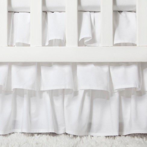 Crib Skirt Ruffle Cloud Island White Target