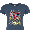 Women's - Marvel - Thor Stickers Style Fitted Graphic T-Shirt - 2 of 3
