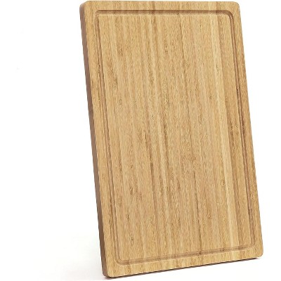 Orieon 18x12 Inch Bamboo Cutting Board with Juice Groove and Handle, Large Wooden Chopping Board for Meat, Vegetables, Charcuterie.