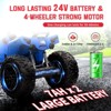 24V Ride on Car 4WD Quad Electric Vehicle, 4x80W Powerful Engine, with 7AHx2 Large Battery - 2 of 4