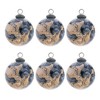 Marble Painted Glass Ball Ornament (Set of 6) - 2 of 2