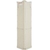 PAGED Elegant Bookshelf Lighted Corner Storage Cabinet with Tempered Glass Doors & Shelves, Display Case for Home Office, Study - 4 of 4