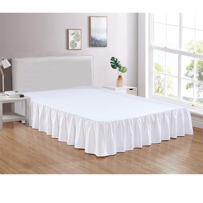 Legacy Decor Bed Skirt Dust Ruffle 100% Brushed Microfiber with 14” Drop