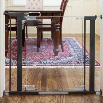 Qdos Crystal Designer Baby Safety Gate - Pressure Mount