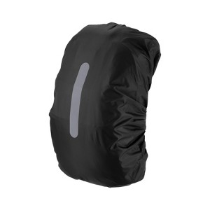 Unique Bargains Waterproof Backpack Rain Cover with Vertical Reflective Strap - 1 of 4