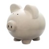 Child To Cherish 7.75 In Gray Ombre Piggy Bank Money Save Baby Decorative Banks - 2 of 4